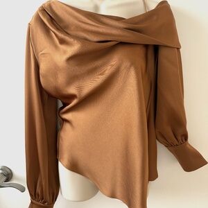 JONATHAN  SIMKHAI ASYMMETRIC  ONE SHOULDER TOP XS